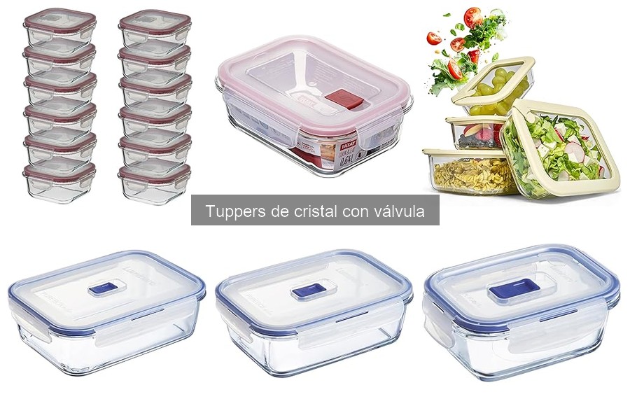 Precios de Tuppers de Cristal con Válvula: Mejores Ofertas