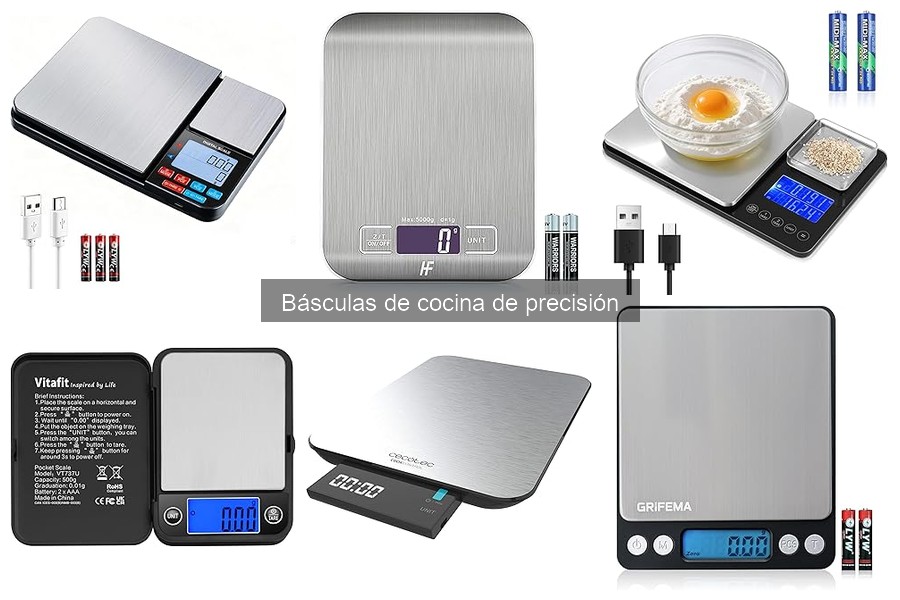 Problemas comunes con básculas de cocina de precisión
