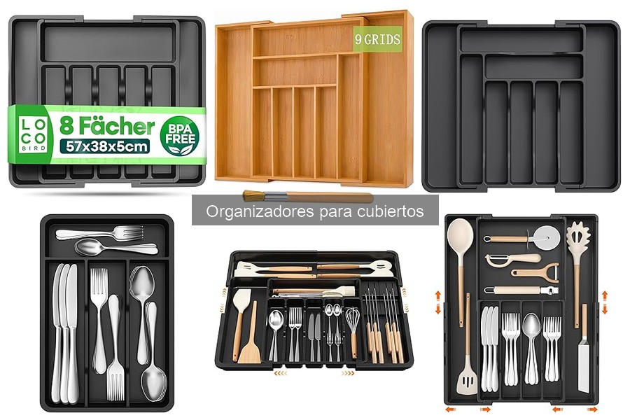 Problemas comunes con organizadores de cubiertos y soluciones