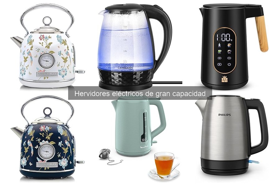 Qué es un hervidor eléctrico de gran capacidad y sus ventajas