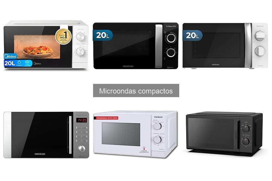 ¿Qué es un microondas compacto? Características y tipos