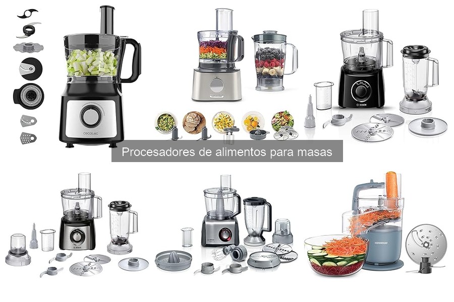 ¿Qué es un procesador de alimentos para masas? Guía útil