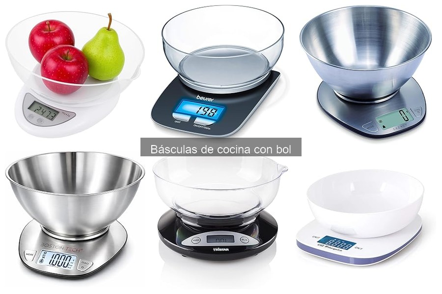 ¿Qué es una báscula de cocina con bol? Características y usos