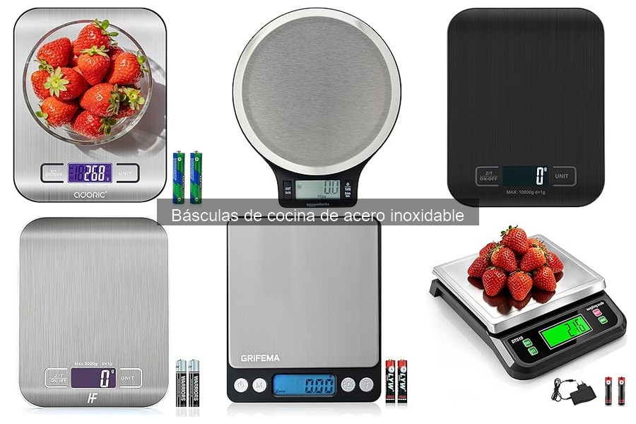 ¿Qué es una báscula de cocina de acero inoxidable?