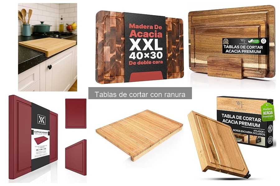 ¿Qué es una tabla de cortar con ranura? Características y usos