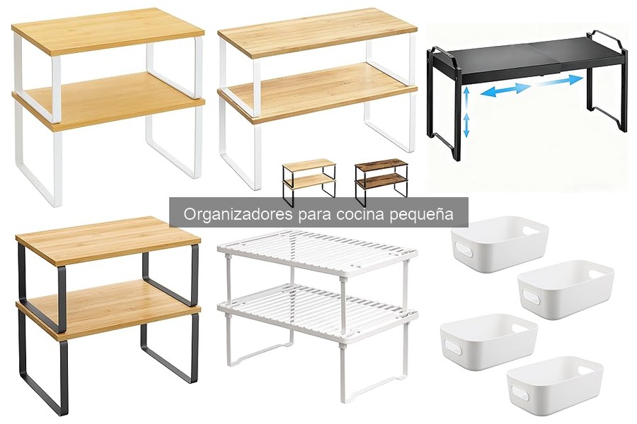 ¿Qué son los organizadores para cocina pequeña?