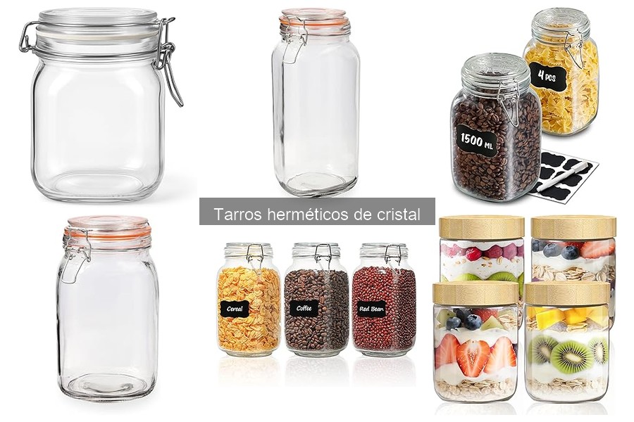 ¿Qué son los tarros herméticos de cristal? Características y usos