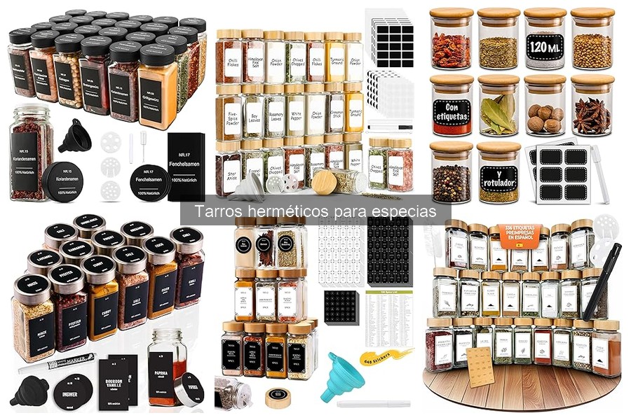 ¿Qué Son los Tarros Herméticos para Especias? Características y Beneficios