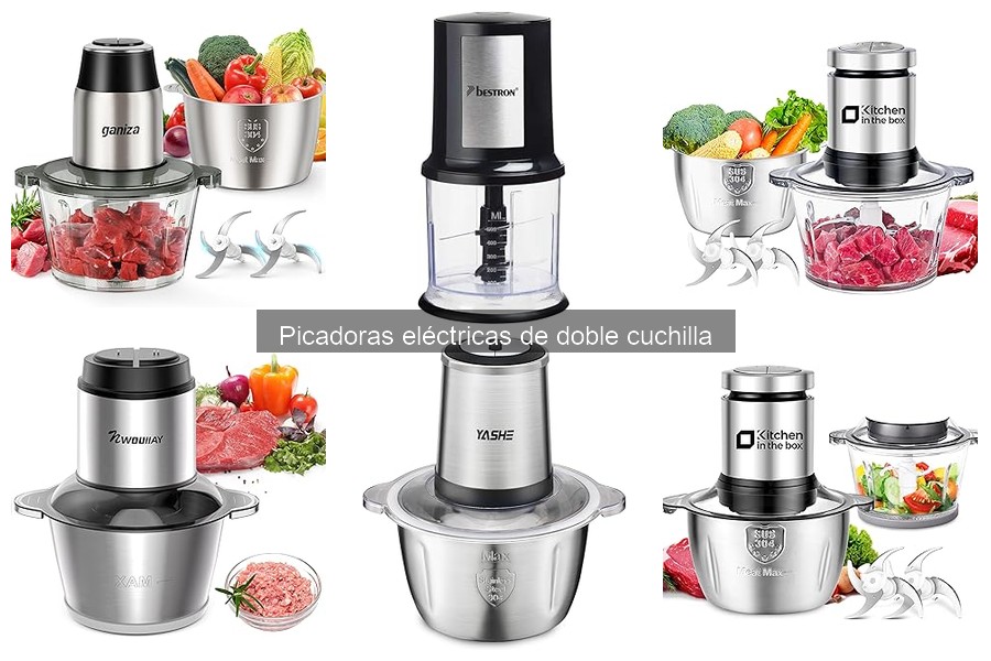Recetas creativas para picadoras eléctricas de doble cuchilla