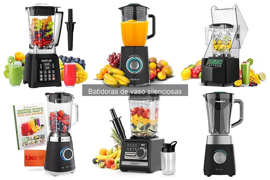 Recetas deliciosas para batidoras de vaso silenciosas