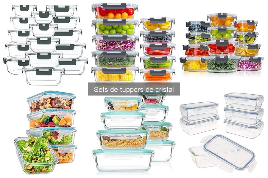 Recetas deliciosas para guardar en sets de tuppers de cristal
