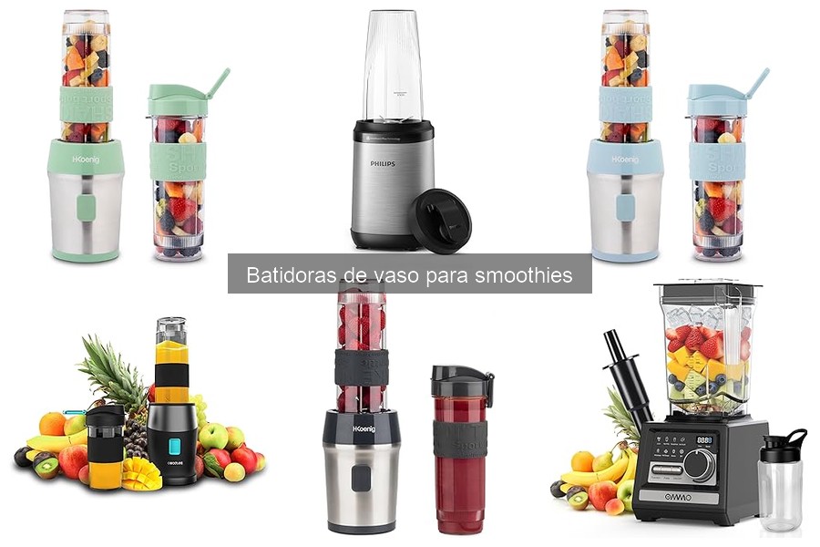 Recetas fáciles de smoothies con batidora de vaso
