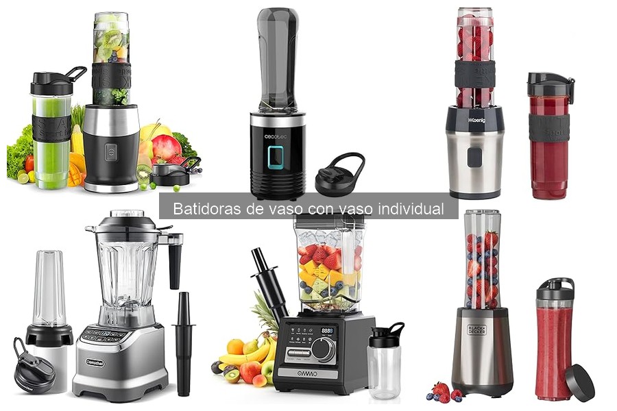Recetas fáciles para batidoras de vaso individuales
