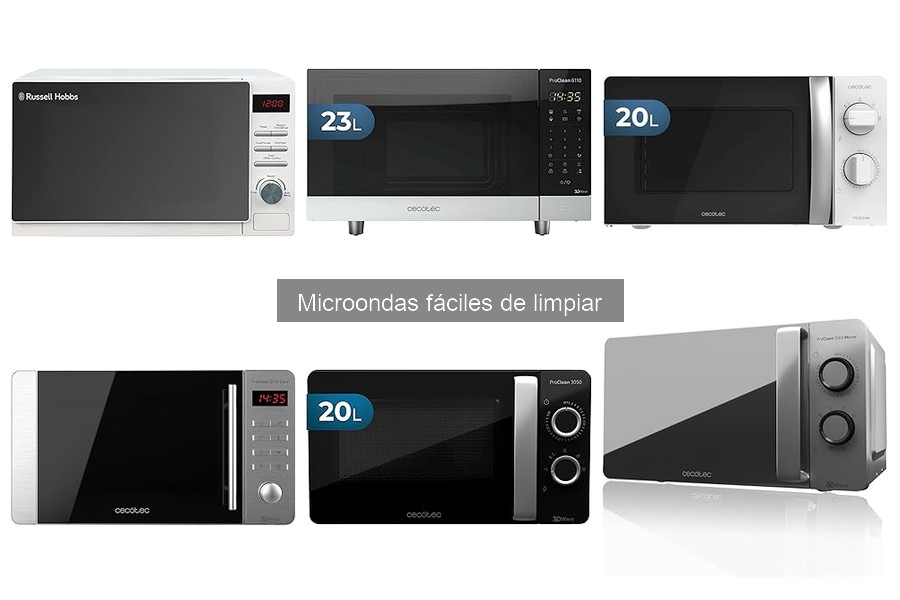 Reseñas de Microondas Fáciles de Limpiar para Tu Cocina