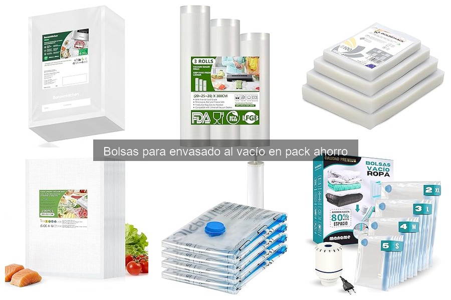 Seguridad de las bolsas para envasado al vacío en alimentos