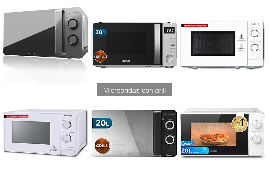 Soluciones a problemas comunes en microondas con grill