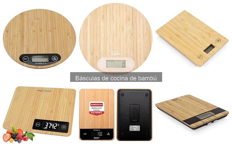 ¿Son precisas las básculas de cocina de bambú? Comparativa