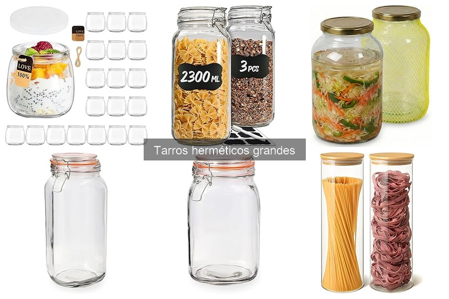 Tarros herméticos grandes más populares en Amazon