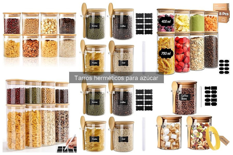 Tarros Herméticos para Azúcar: ¿Qué Son y sus Beneficios?