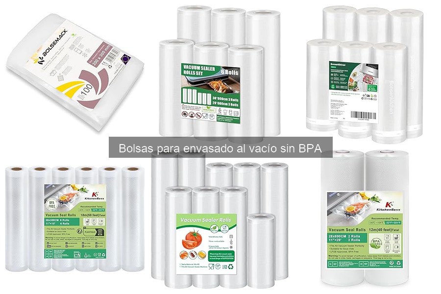 Tiempo de conservación de alimentos en bolsas sin BPA