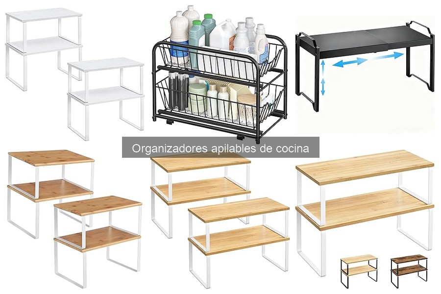 Tipos de Organizadores Apilables de Cocina: Guía Completa