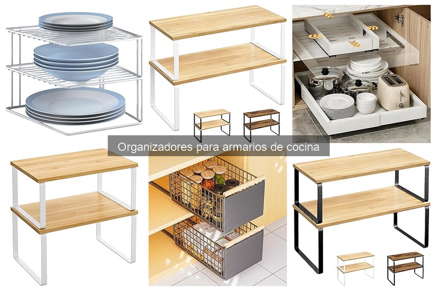 Tipos de organizadores para armarios de cocina: ¡optimiza tu espacio!