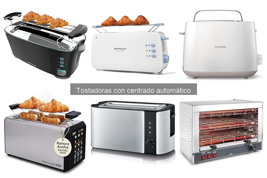 Tipos de tostadoras automáticas con centrado: descubre las mejores