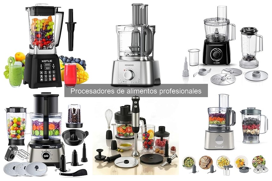 Todo sobre los procesadores de alimentos profesionales
