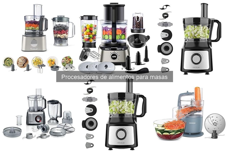 Usos del procesador de alimentos para masas en otras recetas
