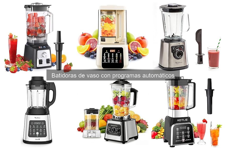 Ventajas de Batidoras de Vaso con Programas Automáticos