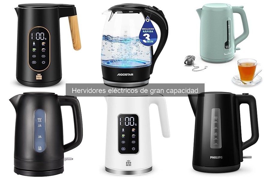 Ventajas y desventajas de hervidores eléctricos de gran capacidad