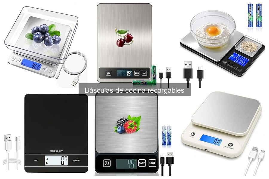 Ventajas y desventajas de las básculas de cocina recargables