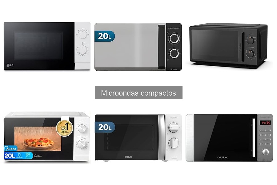 Ventajas y desventajas de los microondas compactos