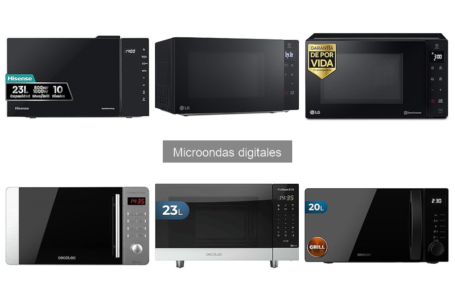 Ventajas y desventajas de los microondas digitales