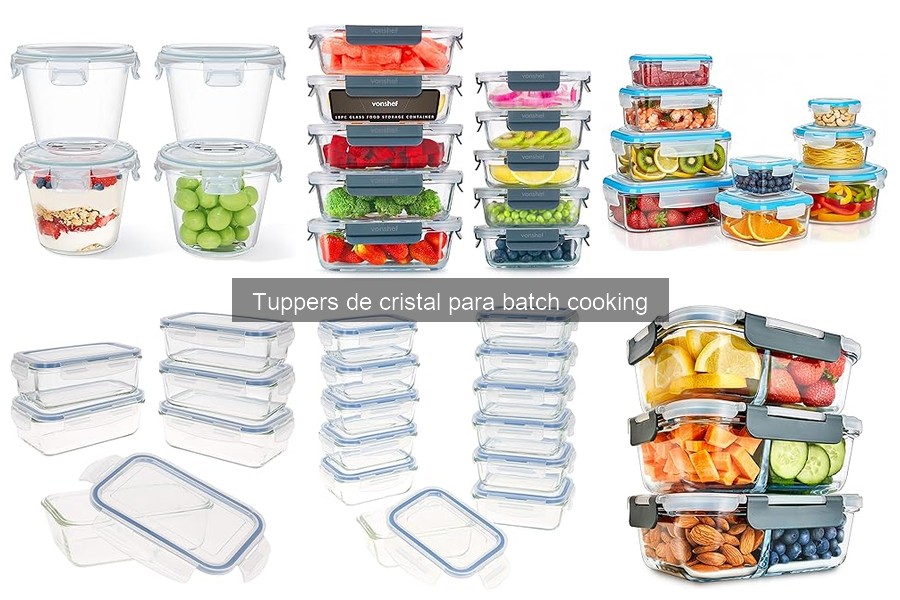 Ventajas y desventajas de los tuppers de cristal para alimentos