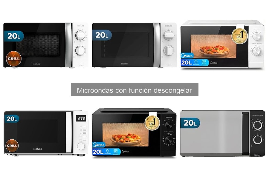 Ventajas y desventajas de microondas con función descongelar
